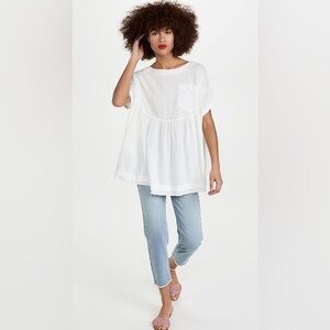 NWT Free People Moon City Top In Ivory Size XS